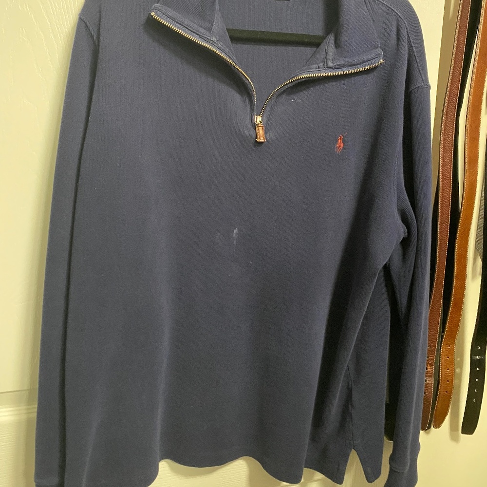 Polo Navy Quarter Zip